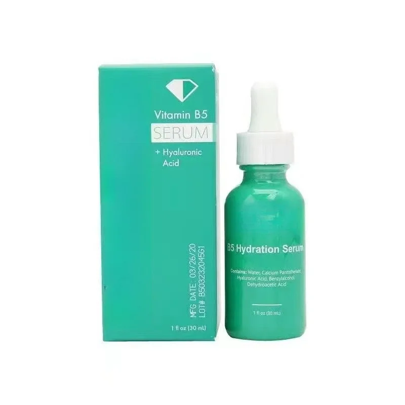 Timele Coenzyme Q10 Serum B5 Hyaluronic Acid Hyaluronic Acid Green Bottle Ferulic Acid VC Firming Repair Serum