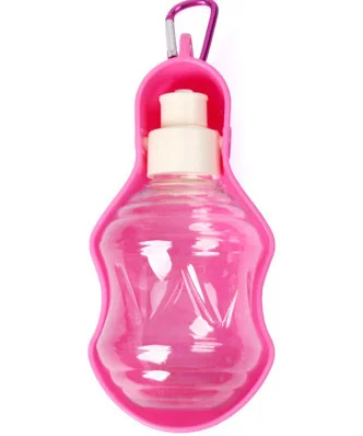 250ml 500ml eco friendly  dog outdoor Portable pet travel water bottle drink feeder