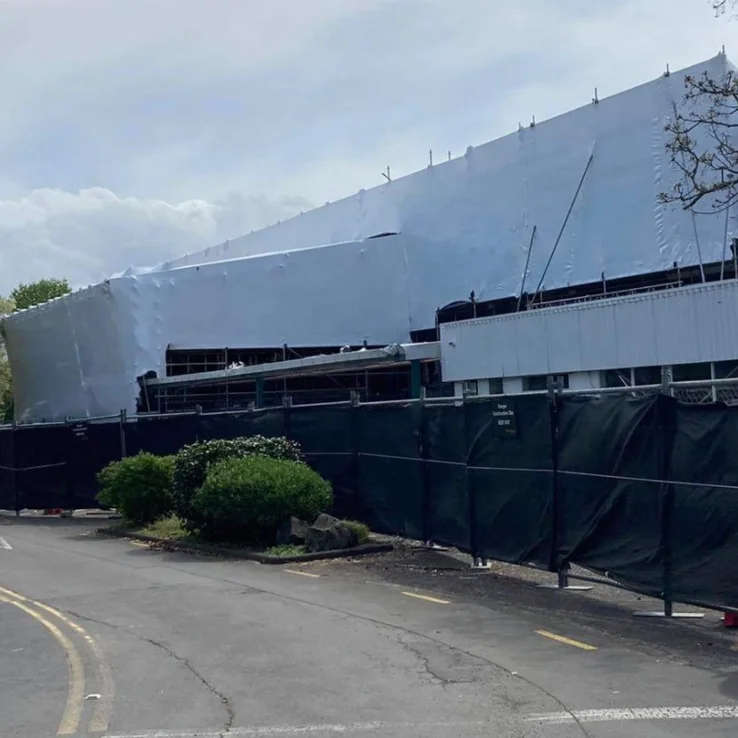 Flame retardant scaffolding shrink film 3200 mm