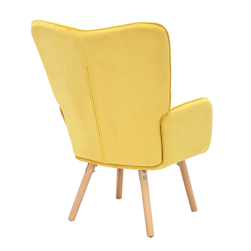 Fabric Home Office Apartment Leisure Facilities Wing Chairs For Dining Dining Living Room Chair