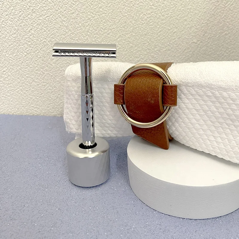 Eco Friendly Razor & Stand New Straight Razor Holder Women Razor Shavers