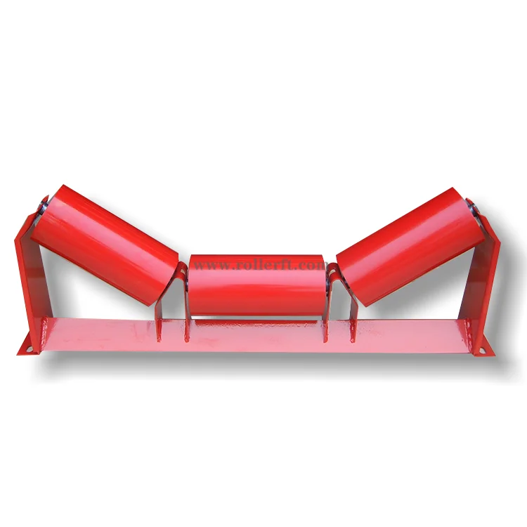 Carrying transport steel roller conveying troughing idlers custom as drawings