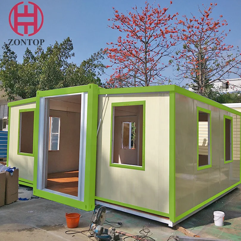 
Manufacturer price prefabricated mobile shipping 20ft 40ft folding expandable luxury container house 