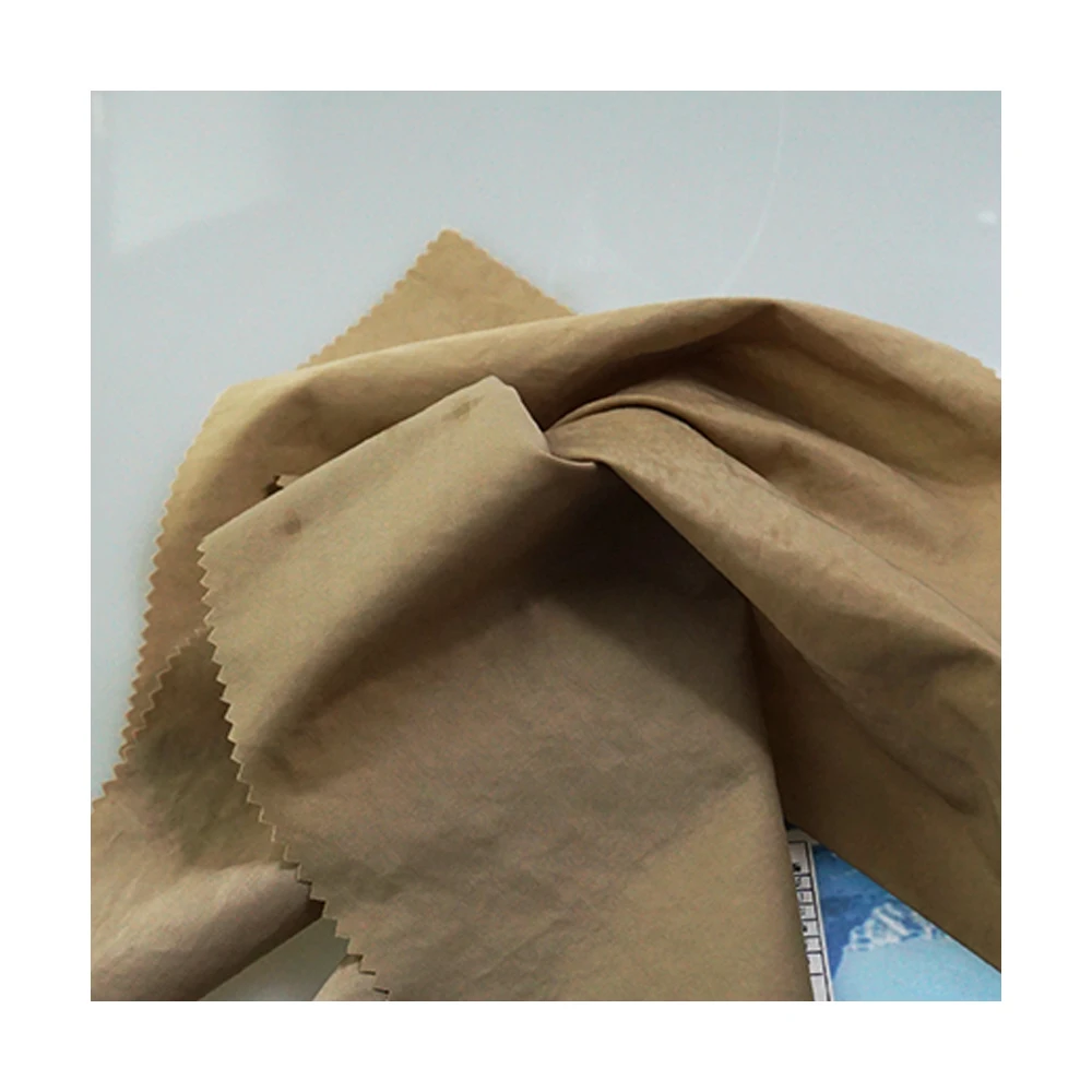 Wrinkled crepe 100% nylon coolmax cooling recycled plastic bottle fabric