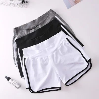 
Fashional Summer Comfortable Cotton Material Cross Care Belly Design Casual Pants for Pregnant Woman 