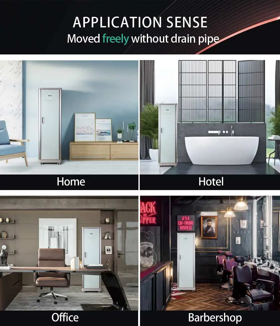 
A mini small compact automatic space saving baby hot air hanging portable electric clothes dryer 