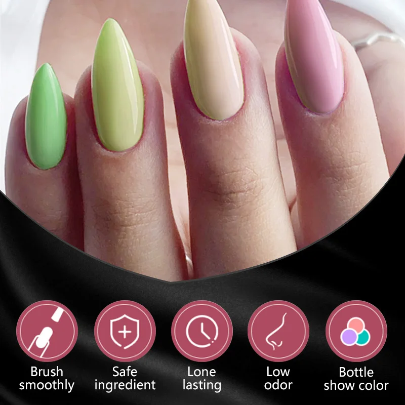 Best Suppliers Nail Salon Gel Polish Wholesale 219 Colors Custom Logo Professional Nails Colored UV Gel Nail Polish set kit