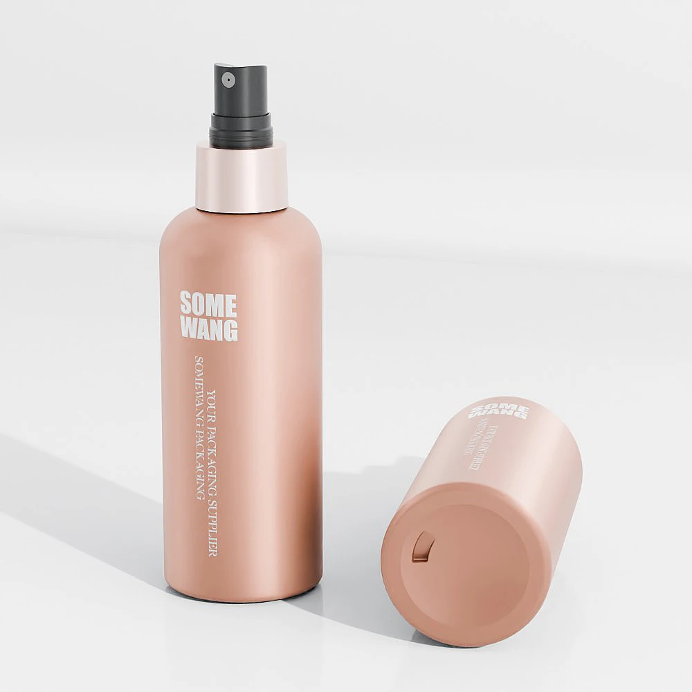 100ml PET Plastic Cosmo Boston Round Bottle Empty Lotion Container for Personal Care Packaging