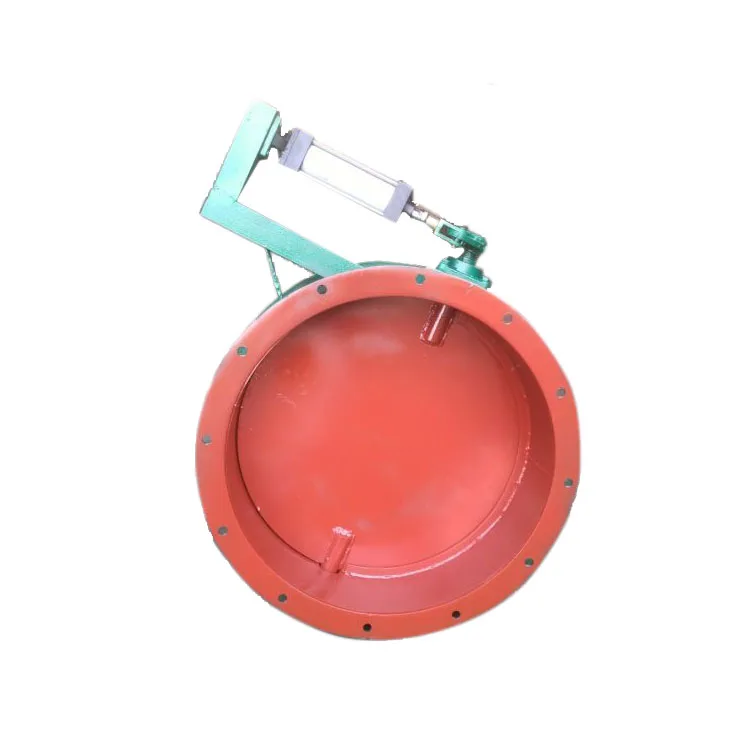 Large torque electric actuator with flange connection ventilation butterfly valve