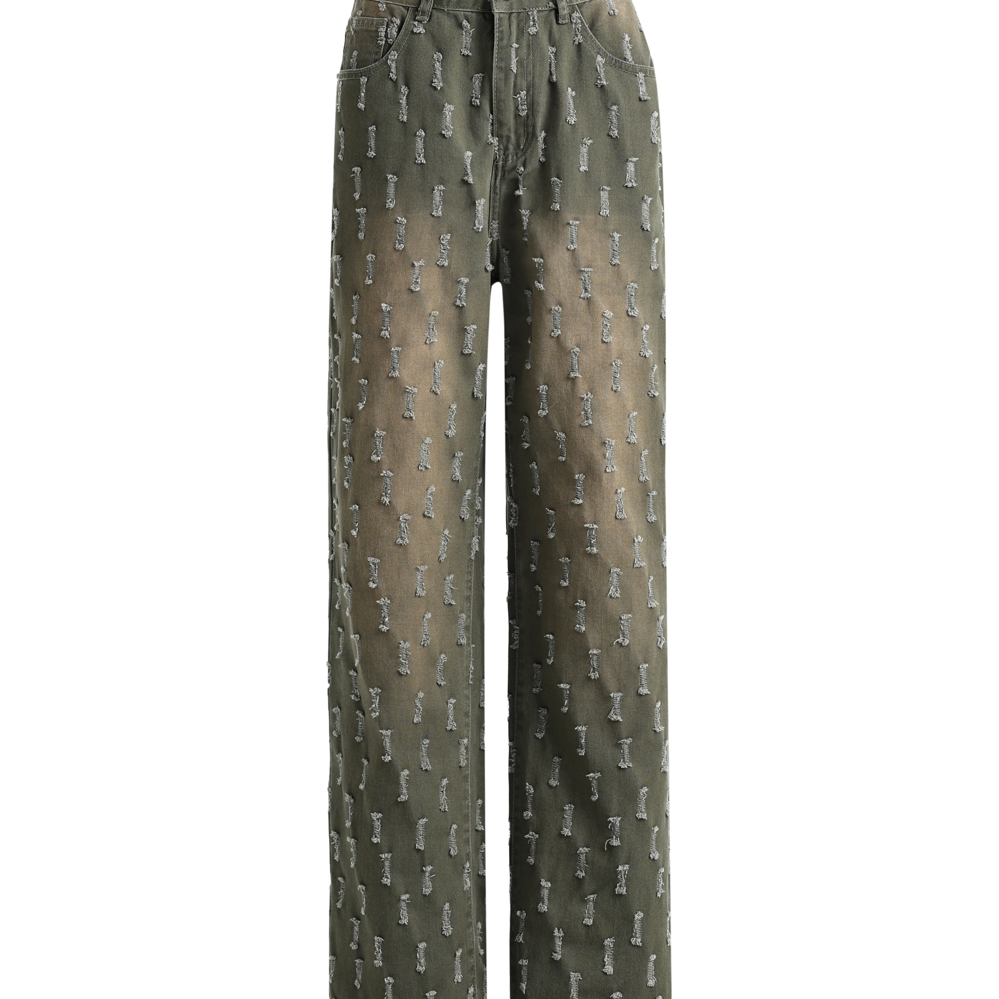 Женские джинсы с широкими штанинами