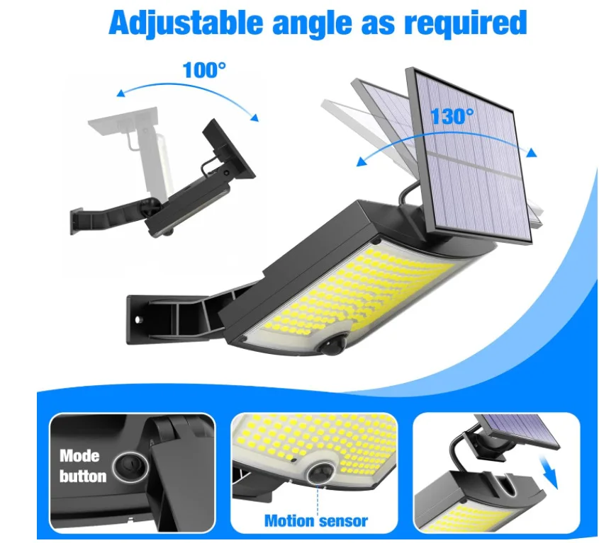 Lumiere Solaire Waterproof Solar Energy Power Light Panel 80W 300W 5W 10W Solar Lights Outdoor Led Solar Street Light