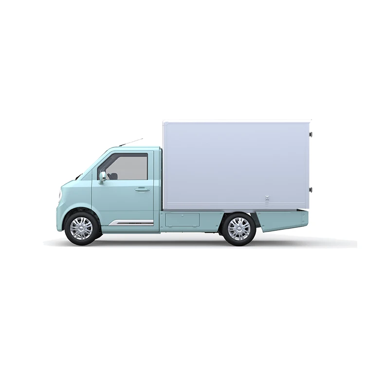 Competitive price refrigerated electric small box truck,e class refrigeration  electric cargo van