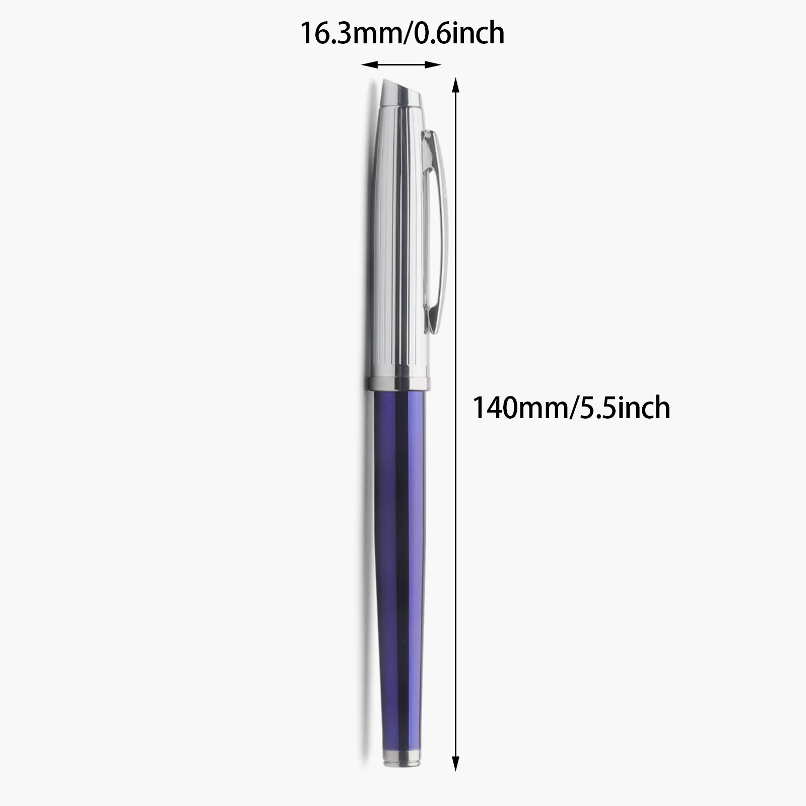 High Quality School Office Supplies Custom Luxury Metal Pen Silver Cap Ballpoint Pens For Gifts Business Gel Pens