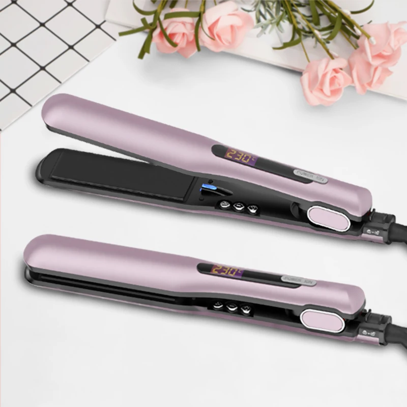 Wholesale PTC 480F 250 Degrees Ceramic Anion Ceramic Plate Portable Titanium Flat Iron Professional Keratin Hair Straightener