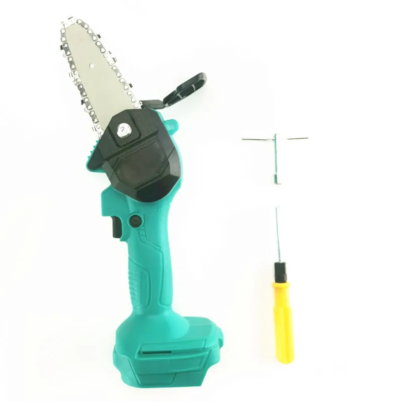 18-24V Rechargeable MINI Electric Chainsaw Wood Cutting Lithium Chainsaw Bracket Adjustable Universal Chain saw without battery