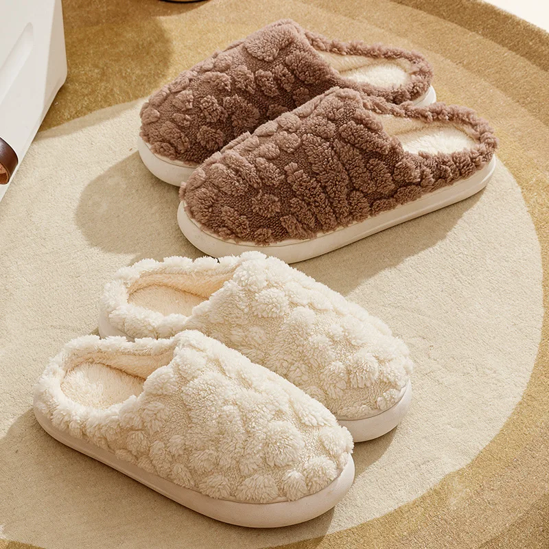 Wholesale home indoor cotton slippers warm home all cotton slippers autumn and winter new fashion cotton slippers