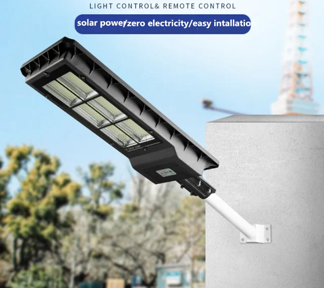 100W 200W solar led lamp light for street all in one solar street light