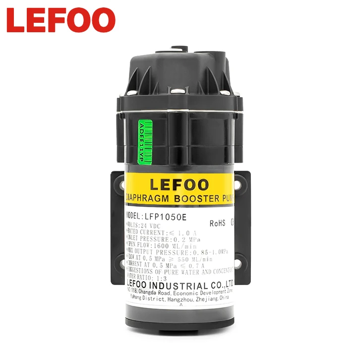LEFOO 50GPD Water Purifier RO Booster Pump- Reverse Osmosis System Water Pump