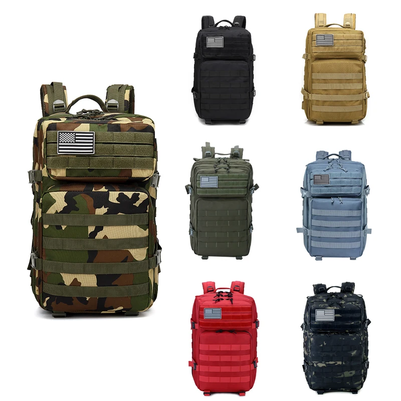 GAG High Quality 900D Cordura Nylon 36-56L Molle Hunting Rucksack Sport Hiking Travel Tactical Backpack Bag