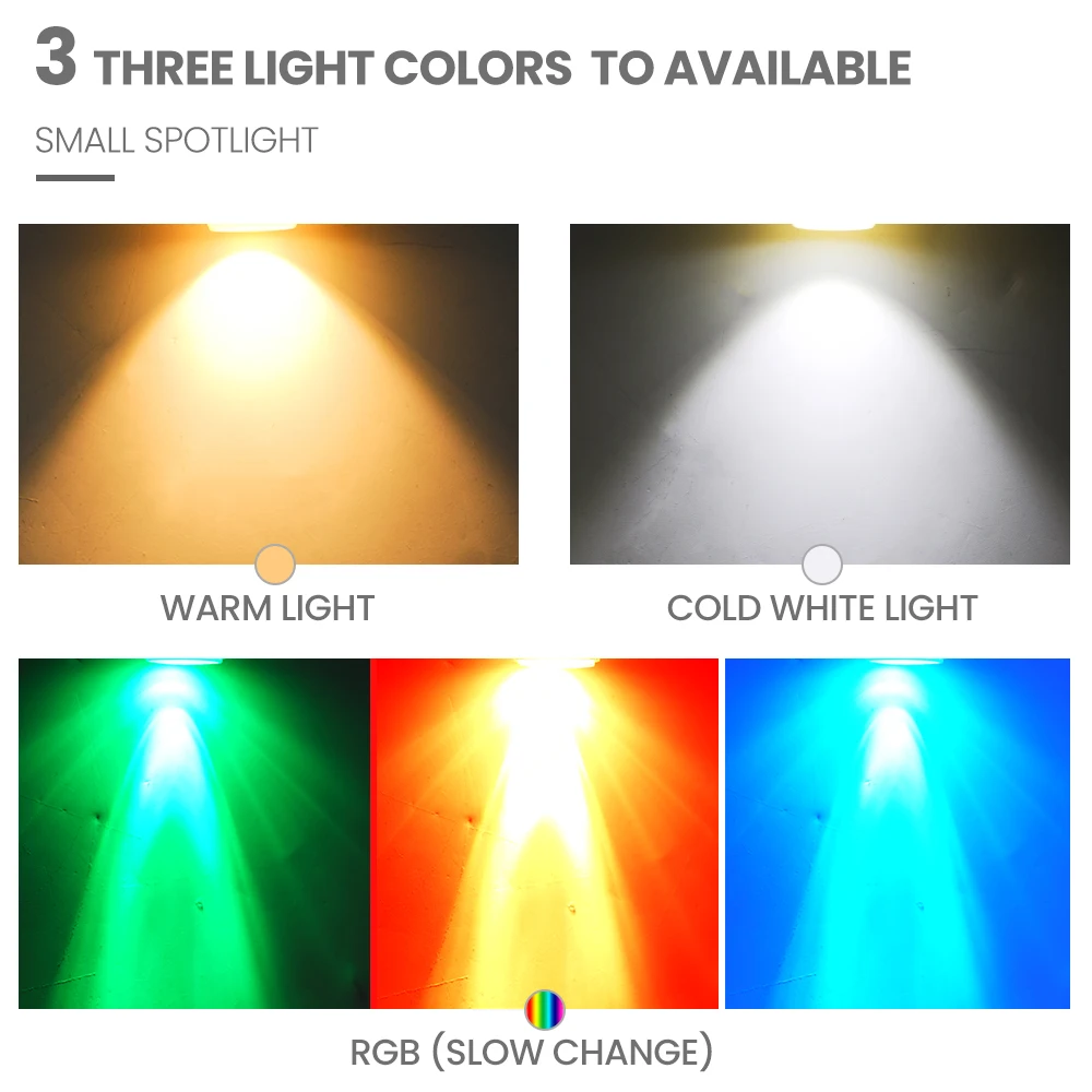 Dingdian LED 1-3W 220V MINI Reflector Lamp Surface Mounted White/Warm White/RGB display cabinet Spotlighting lamp for indoor