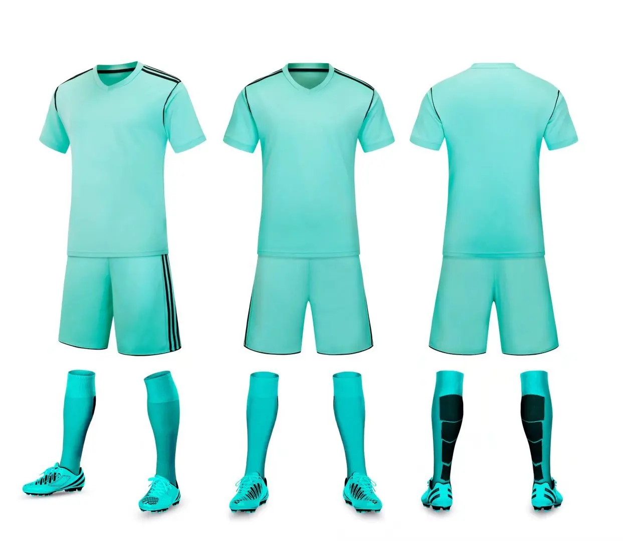 Футбольная форма Клубная Джерси дышащая быстросохнущая черная одежда для фитнеса Спортивная тренировочная с принтом