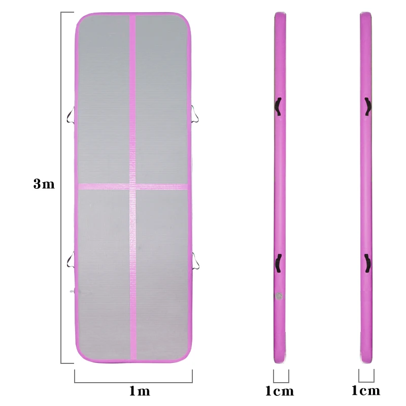 inflatable gymnastic mat air track for gymnastics with air pump for home use