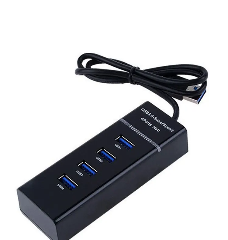 Тип ленты 4 в 1 USB-концентратор 3,0 внешний 4-портовый USB-разветвитель с зарядным устройством micro USB для ноутбука