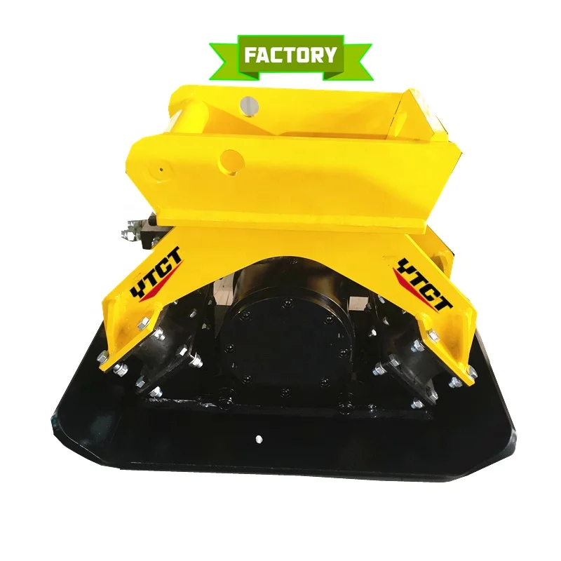 excavator sand construction concrete reversible vibrating vibratory hydraulic plate compactor