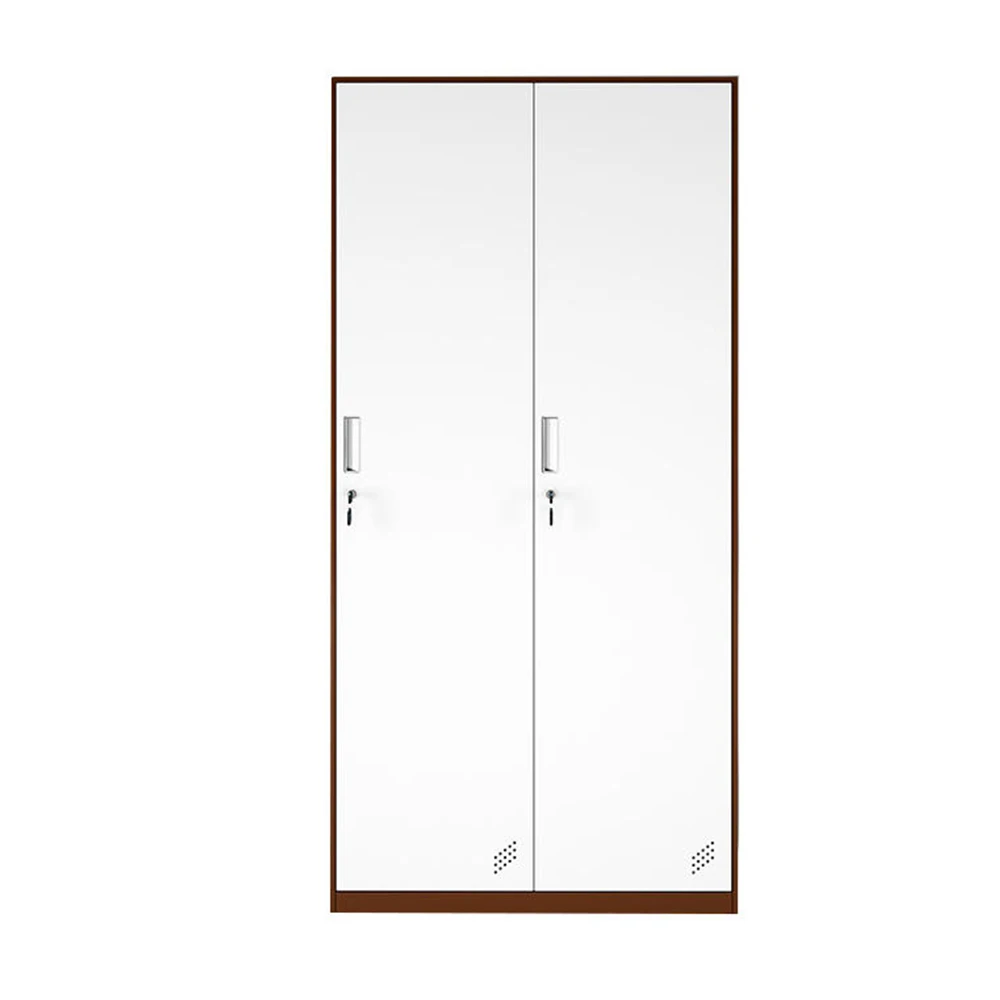 Wholesale New Design Steel  locker Factory Price Simple two-color locker Customized Staff Storage  lockers