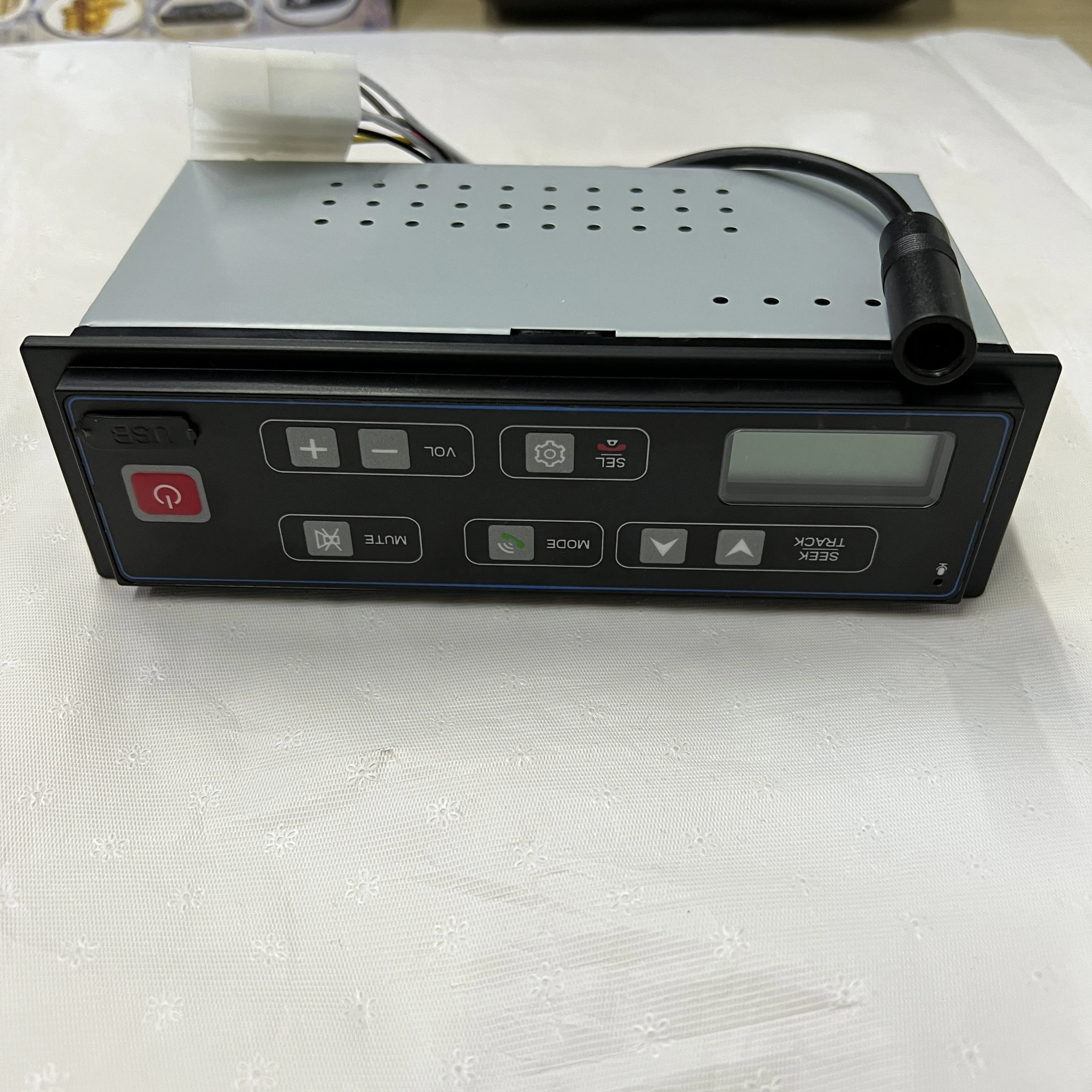 Construction machinery parts PC130-7 Excavator CAB Radio 20Y-06-22730