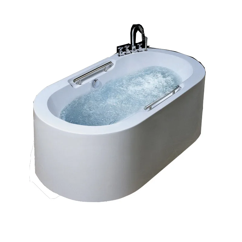 Luxurious big size air jets spa hot tub free standing whirlpool bath tubs