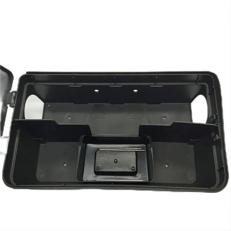2024 New  Plastic rodent bait box reusable black large mouse traps wholesale rat bait station for rat outdoor