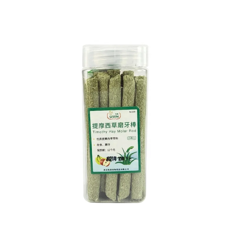 Fine Quality Snack Chew Stick Chinchilla Guinea Pig Rabbit Pet Molar Rod Timothy Grass