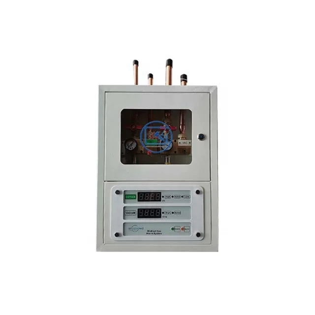Hospital LED Alarm Valve Combo Unit 2 Gases Medical Zone Valve Box with Alarm for Hospital Medical Gas Pipeline System
