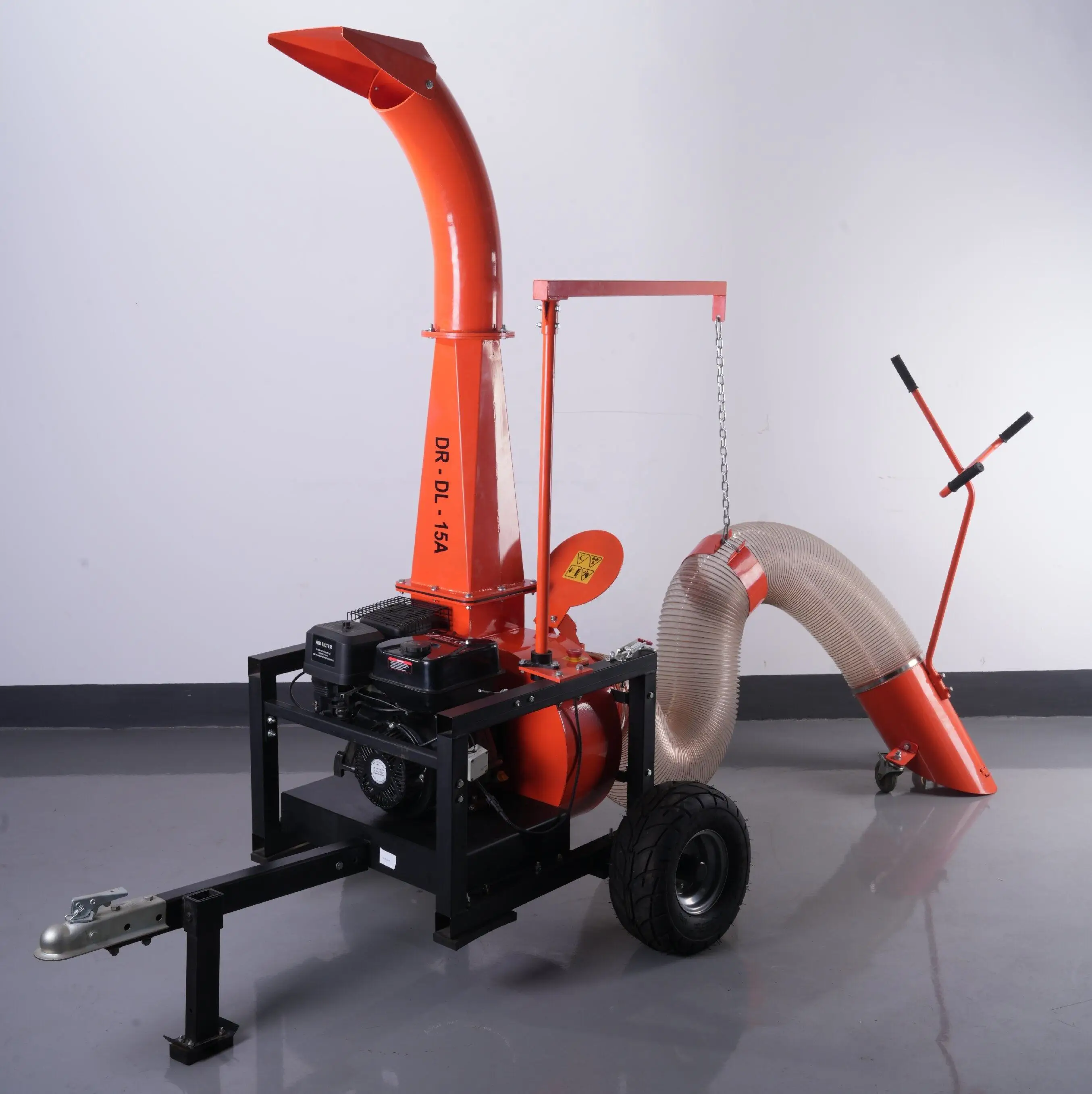 15HP professional petro four strokes leaf vacuum machine