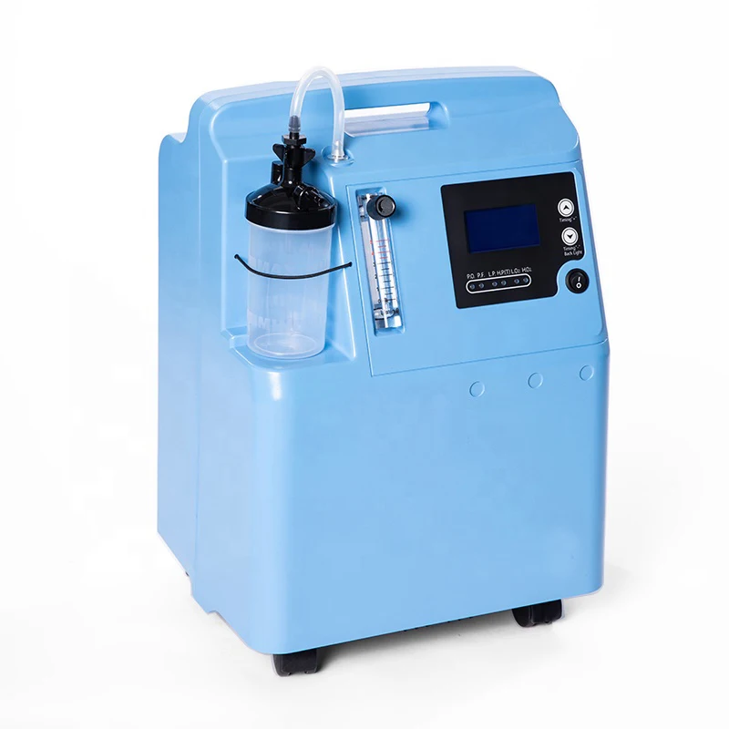 China Large flow 93% concentration medical 5L portable oxygen concentrator with nebulizer