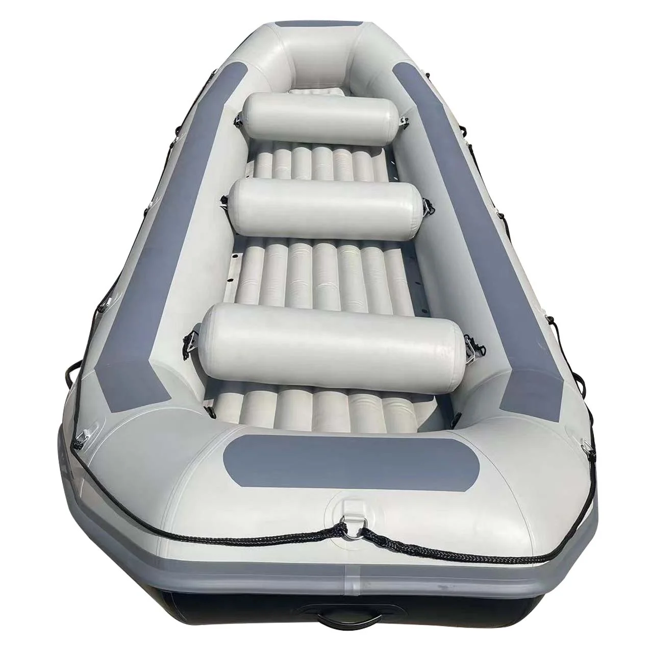 High quality  Inflatable White Water Raft / Rafting Boat With Inflatable Floor