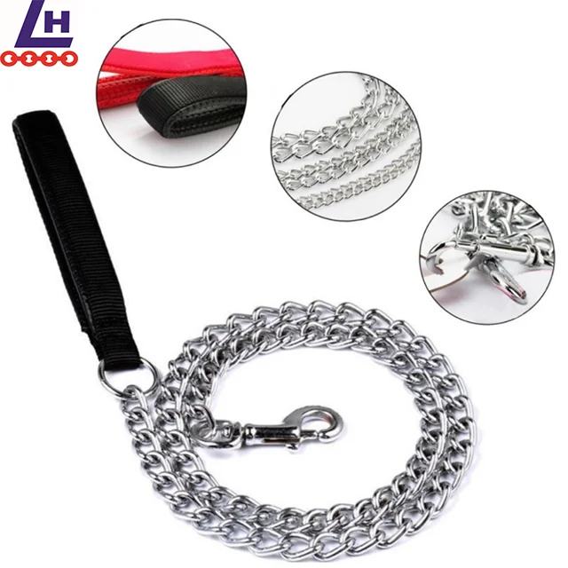 1,6 мм до 4,2 мм бесшовных товары для домашних животных собак животных витая Цепочка с карабином для домашних животных цепи кубинская цепь для собак