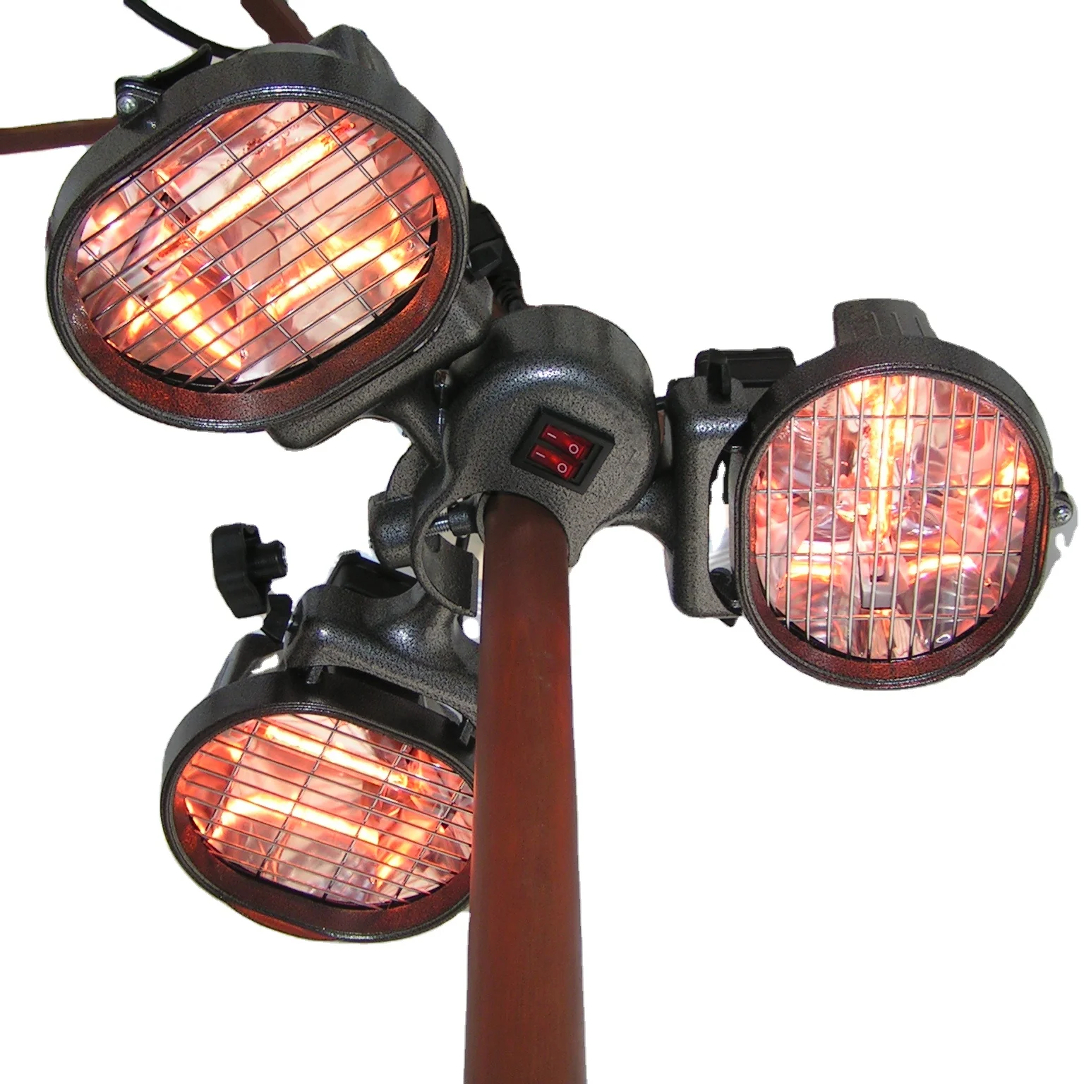 Уличный Электрический Зонт складной Инфракрасный зонтик для внутреннего дворика с большим обзором