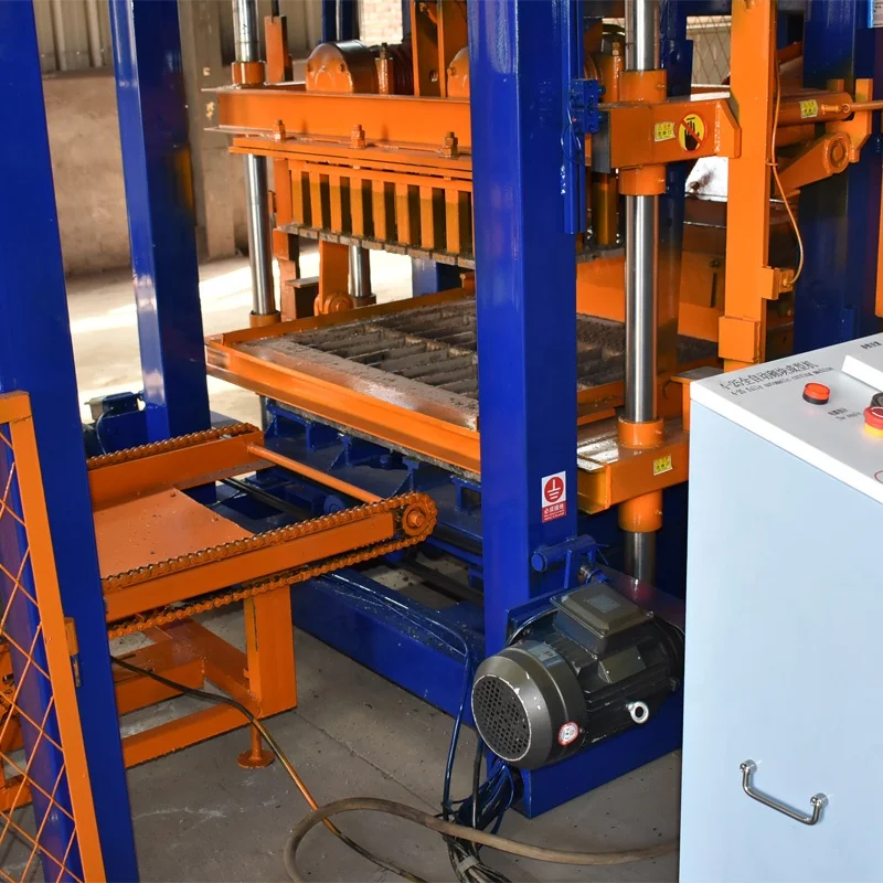 QT4-25 Hollow Block Making Machine Building Block Making Machine Concrete Block Making Machine