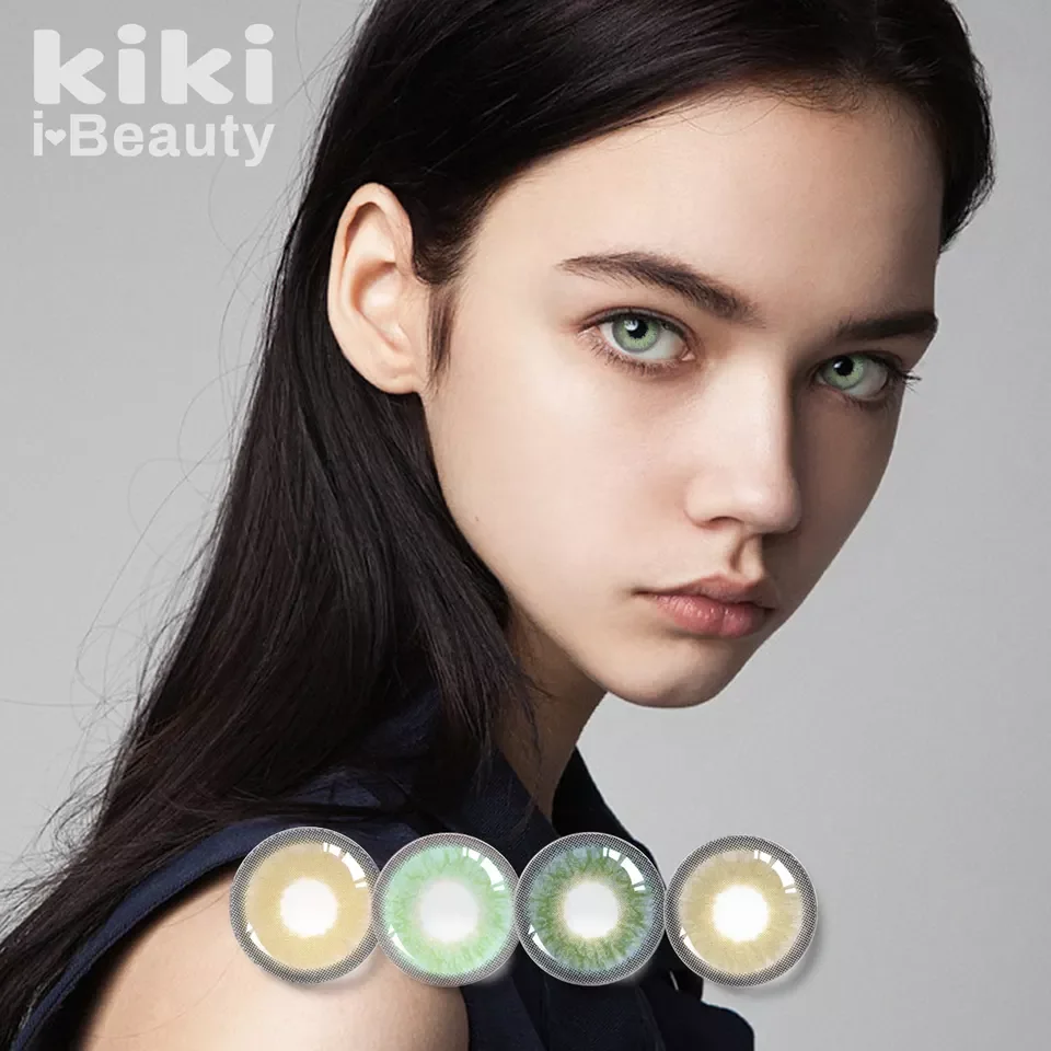 Лидер продаж 1 год цветные контактные линзы для глаз оптовая продажа Супер Натуральные