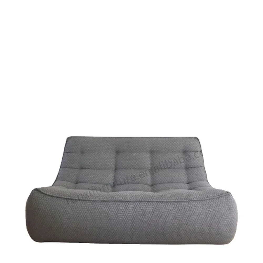 Customizable Fabric and Leather Module Combination Soft and Comfortable Living Room Hall Sofa