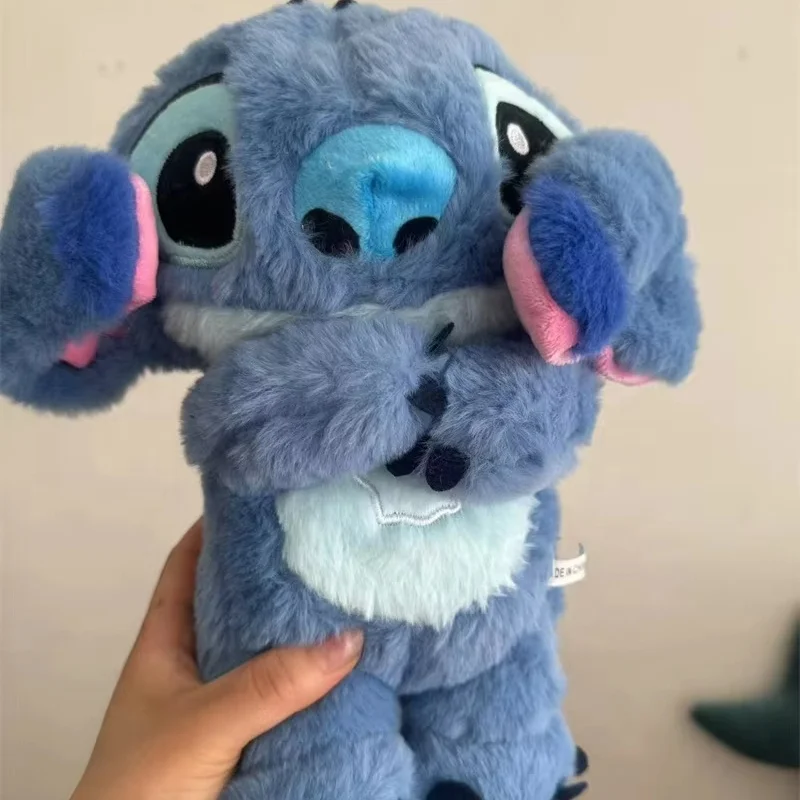 DOULUO sleeping bear with music and light hot selling product Stittch Plush toy breathing otter teddy bear with Sound