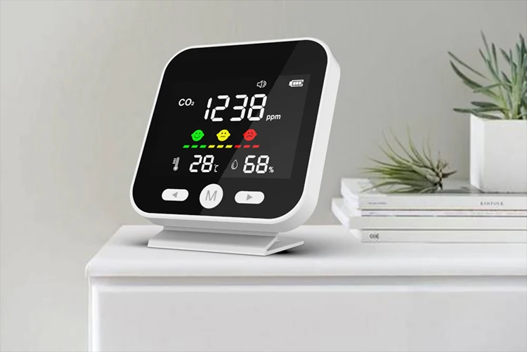 desktop CO2 meter CO2 monitor Air Quality Monitor CO2 detector carbon dioxide meter Home car gas analyzer