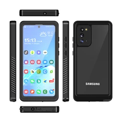 Waterproof Built in Screen Protector Full Protect Body Protective Shockproof Dustproof IP68 Waterproof Case for iPhone 15/15 Pro