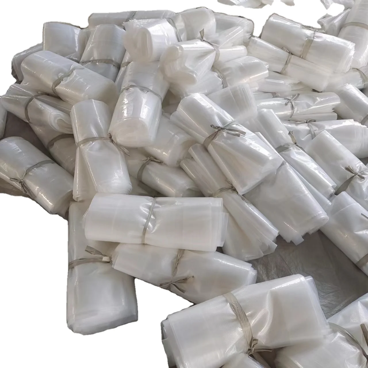 Factory supply transparent soft low melt EVA bag for rubber ingredients conveying