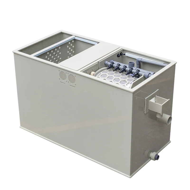 QihangRAS YCM-02 18 m3/h Koi Pond Pump and Drum Filter UV Lamp Combination System for Koi Fish Pond