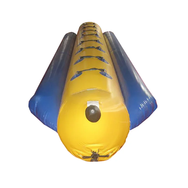 Inflatable water sport games banana boat 3-6 seaters double tube floating for Beach and Water Park