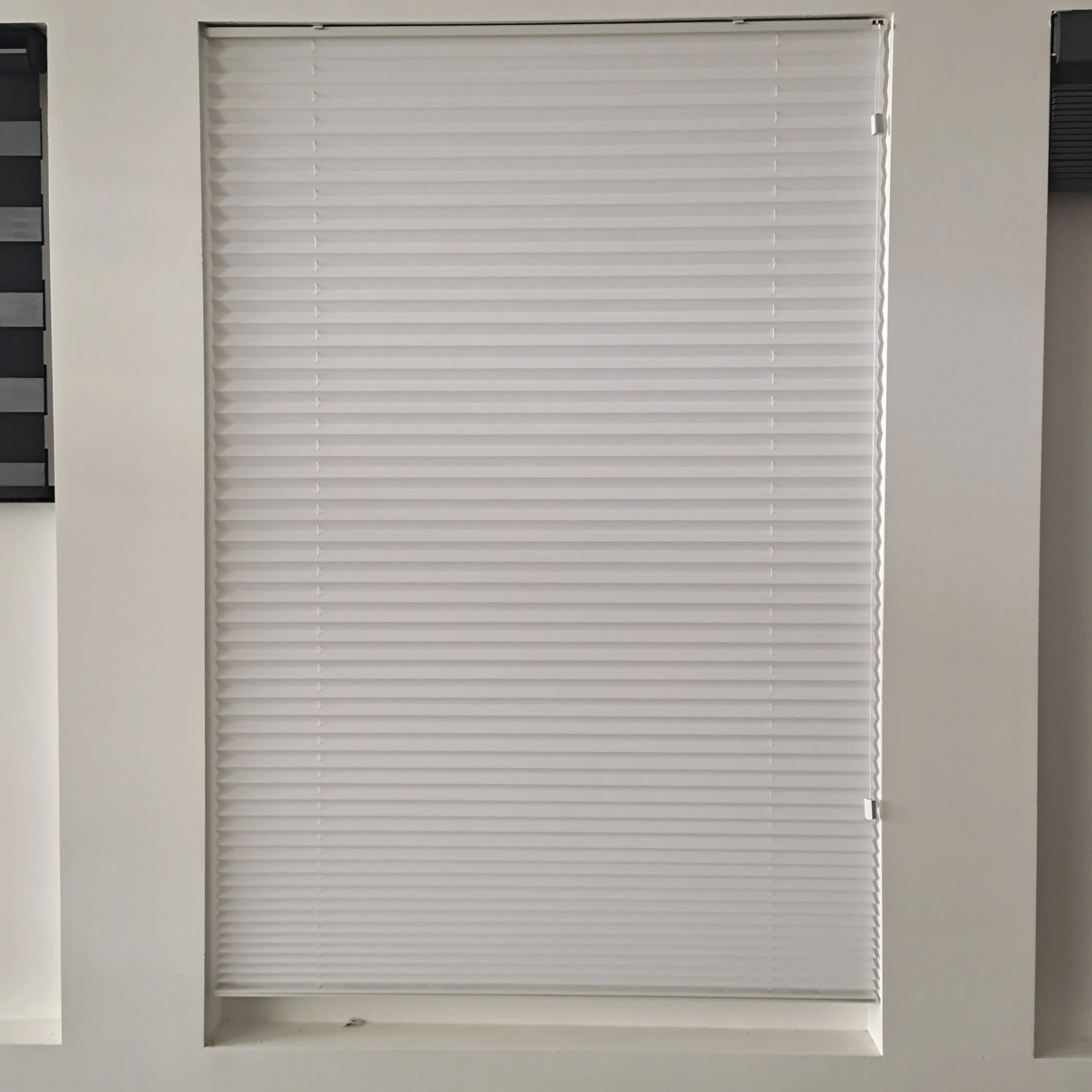 Huasheng Pleated Shade Vertical temporary  Pleated paper blinds shade