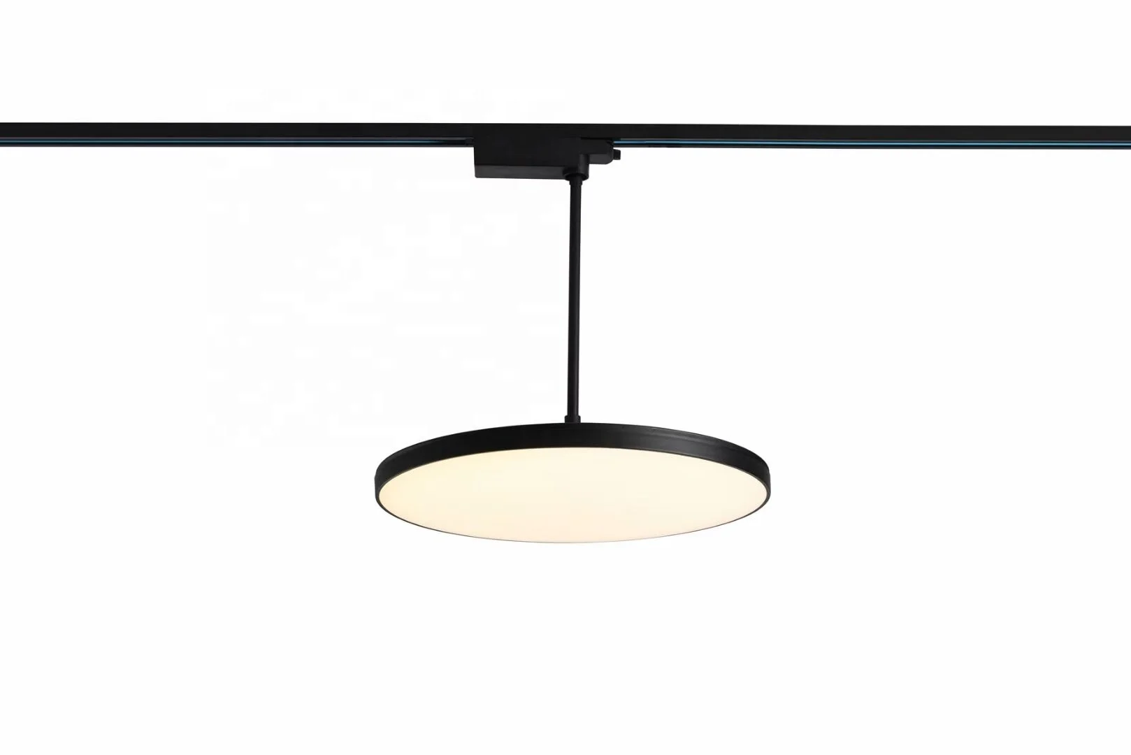 Juno round panel magnetic Track Light LED Art Gallery Spot Lighting with Track Rail pendant lights